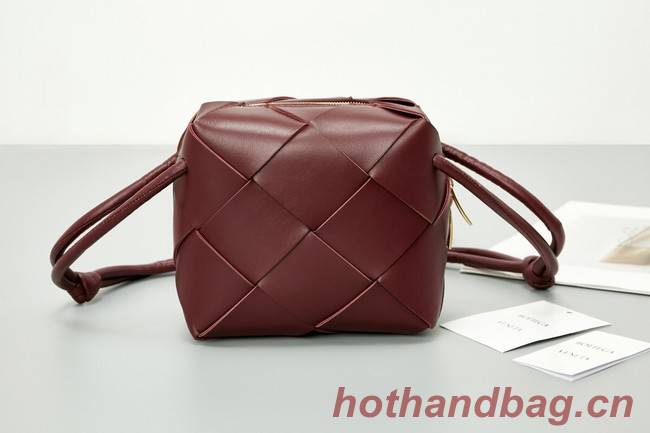 Bottega Veneta Mini Cassette Camera Bag 701915 Barolo