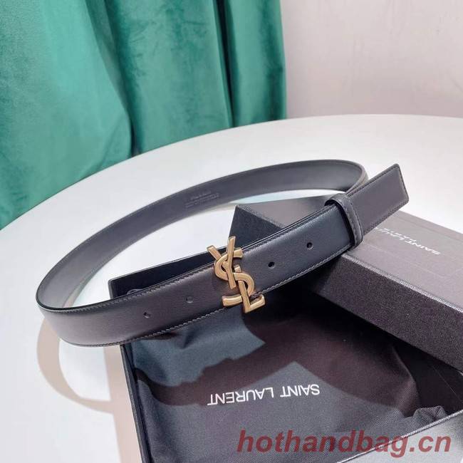 Yves saint Laurent calf leather BELT 30MM 26994