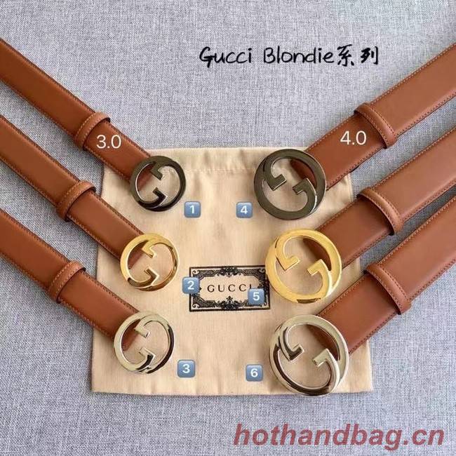 Gucci Blondie 30MM leather belt 703148-3