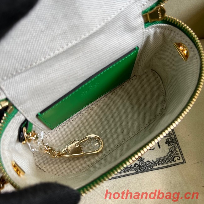 Gucci GG Matelasse top handle mini bag 723770 Green