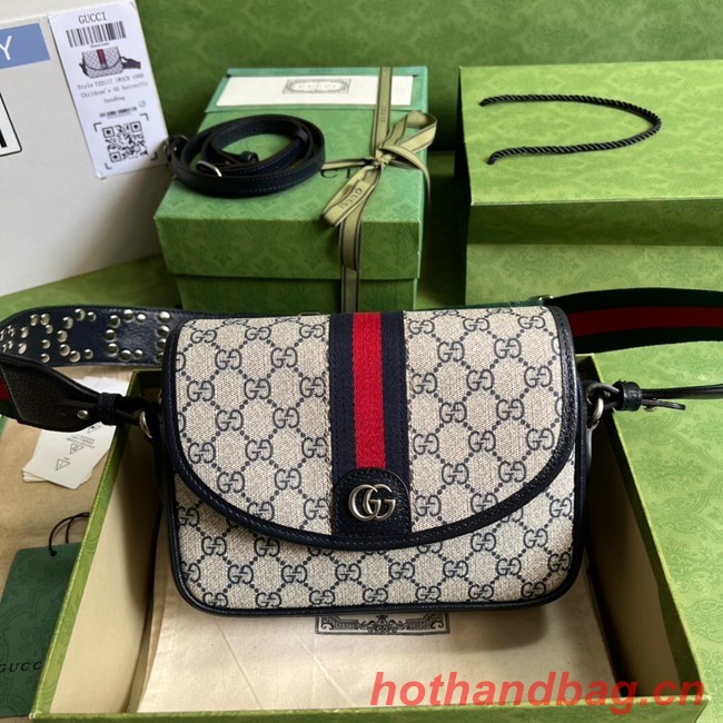 Gucci Ophidia mini GG shoulder bag 722117 Blue