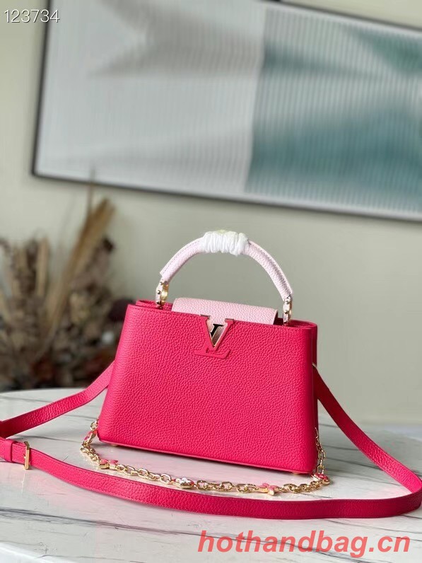 Louis Vuitton CAPUCINES BB M48865 rose&pink