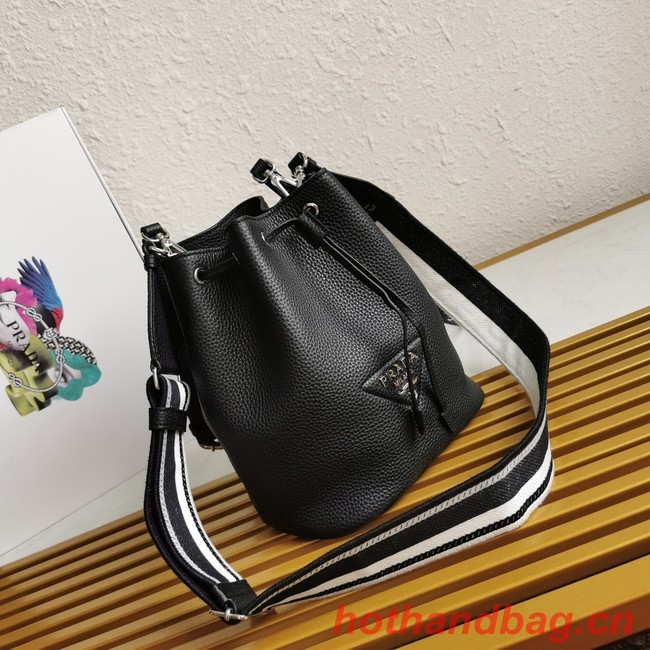 Prada leather Shoulder Bag 1BE060 black