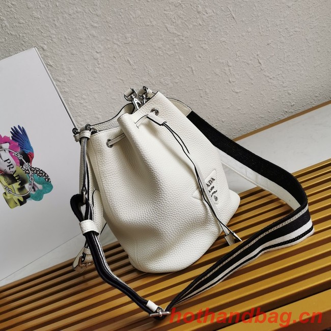 Prada leather Shoulder Bag 1BE060 white