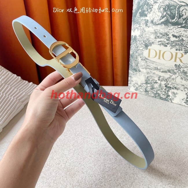 Dior 20MM Leather Belt 7102-3