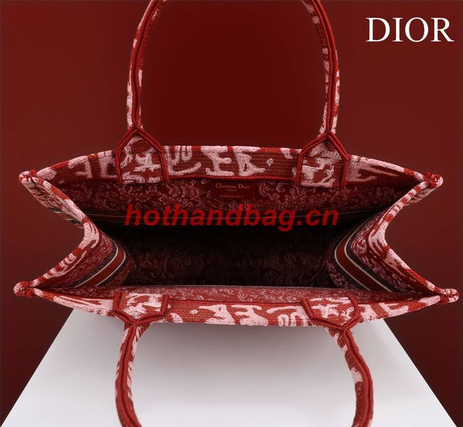 MEDIUM DIOR BOOK TOTE Embroidery M1296ZRU-1