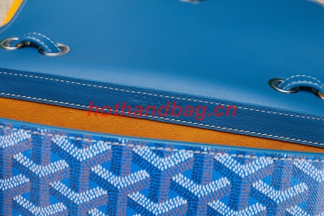 Goyard Calfskin Leather shoulder bag 9967 sky blue