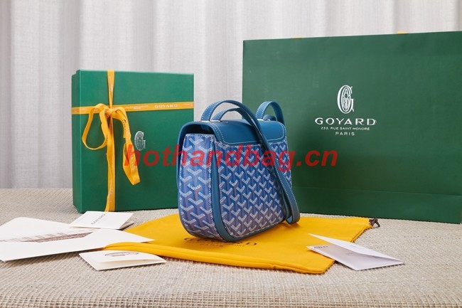 Goyard Calfskin Leather shoulder bag 9967 sky blue