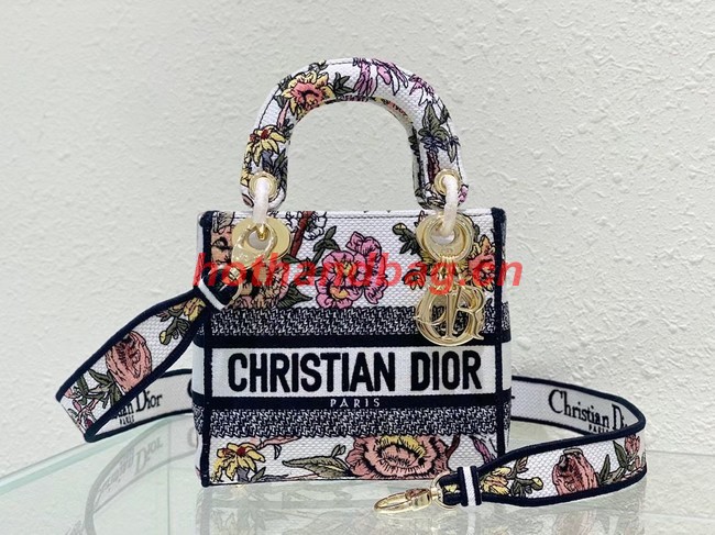 DIOR MINI LADY D-LITE BAG Embroidery M0500BZ-1