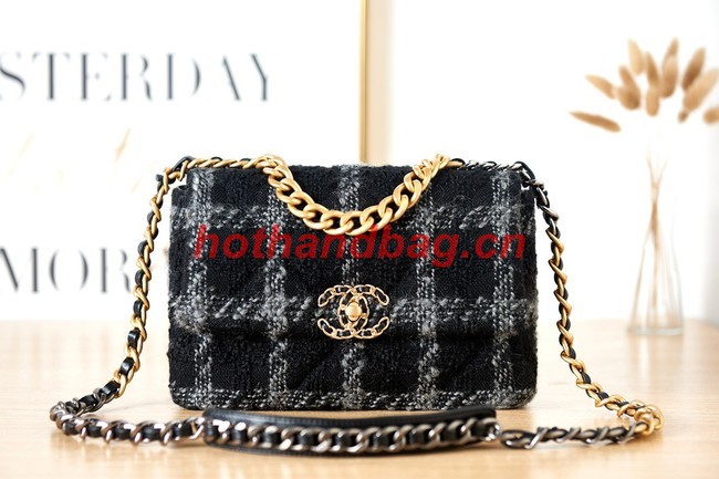 CHANEL 19 HANDBAG AS1160&AS1161 black&blue