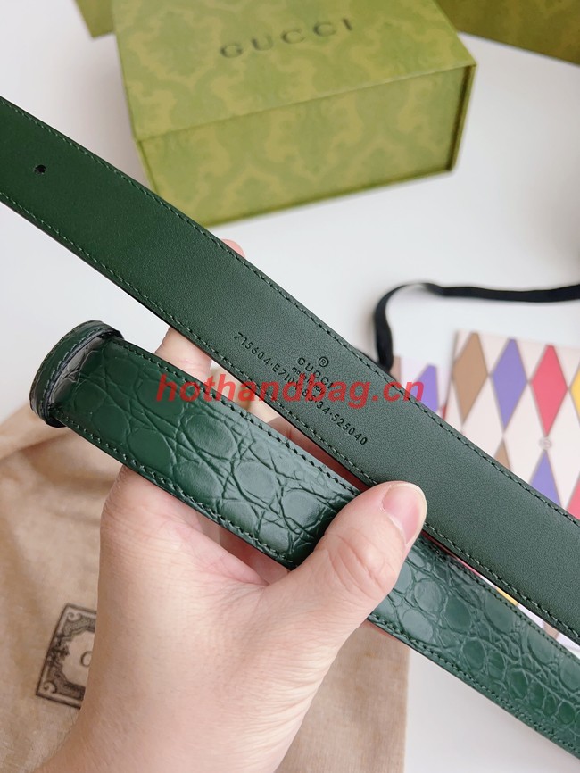 Gucci 30MM Leather Belt 71186