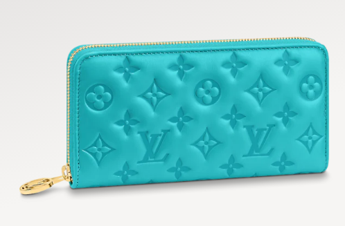 Louis Vuitton ZIPPY WALLET M81510 Turquoise Blue