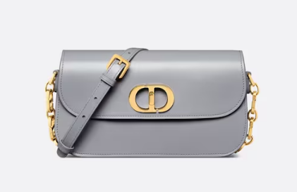 Dior 30 MONTAIGNE AVENUE BAG Dusty Box Calfskin M9260 Ethereal Gray