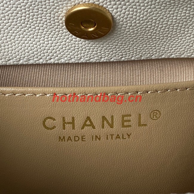 Chanel SMALL HOBO BAG AS3710 White