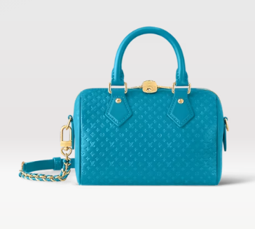 Louis Vuitton Speedy Bandouliere 20 M22595 Blue