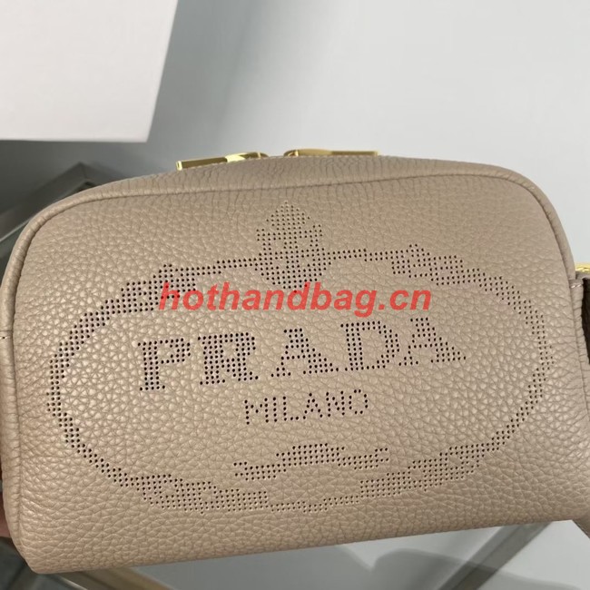 Prada Medium leather bag 1BH187 gray