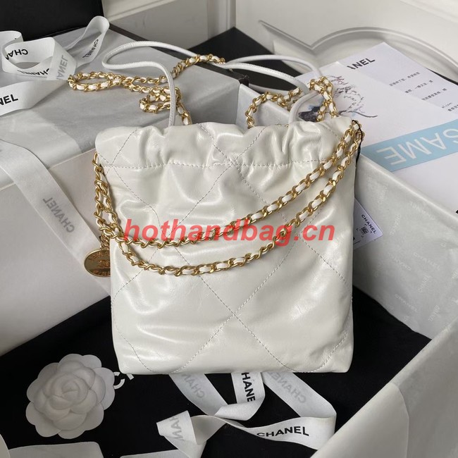 CHANEL 22 MINI HANDBAG AS3980 white