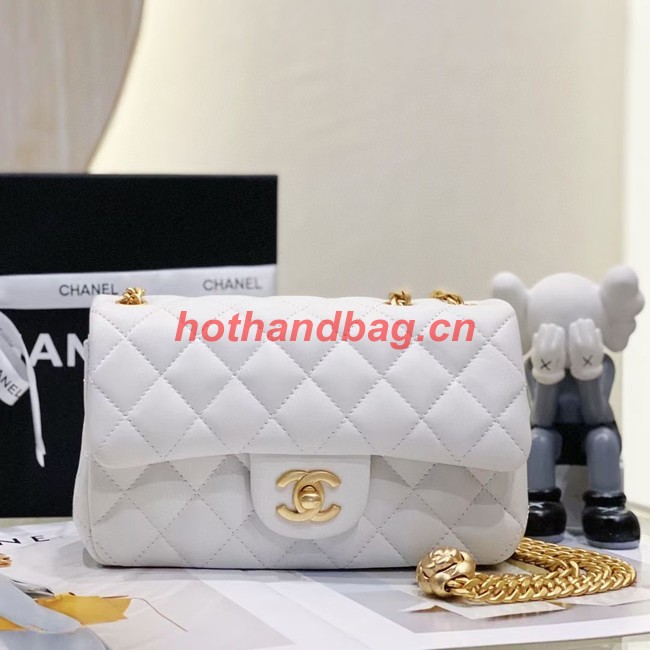 Chanel MINI FLAP BAG AS1116 WHITE