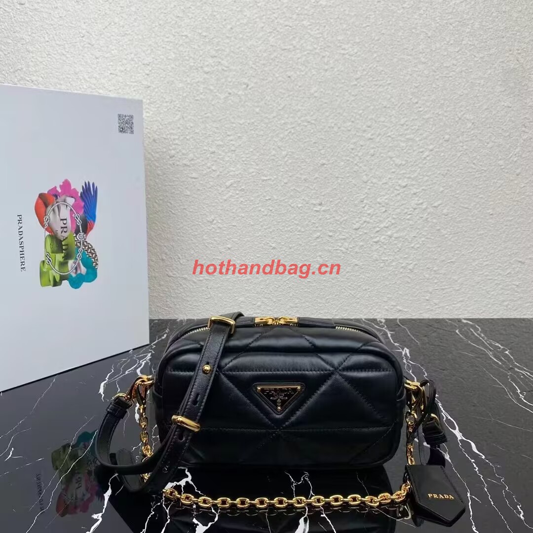 Prada Small nappa leather bag 1HH097 black