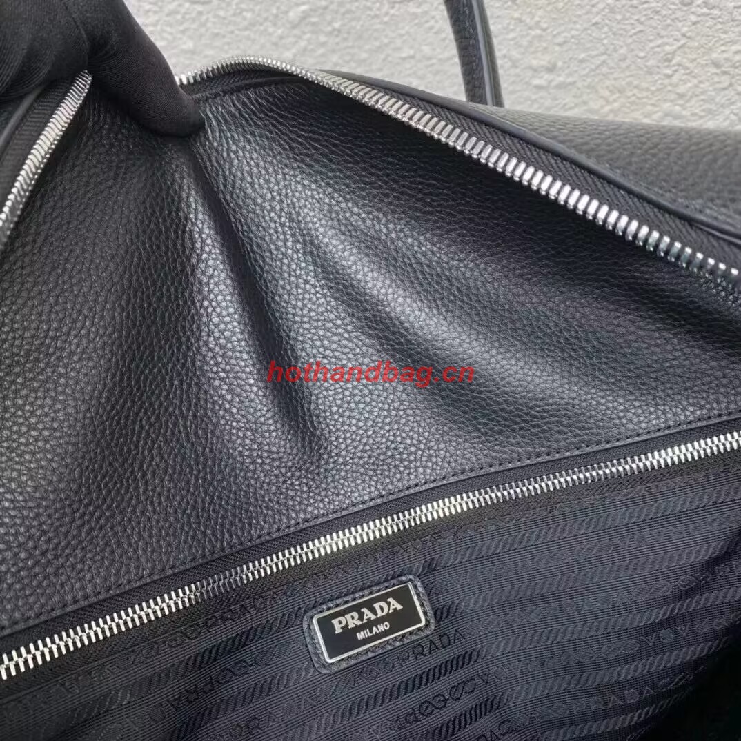 Prada leather tote bag with 2NV995 black