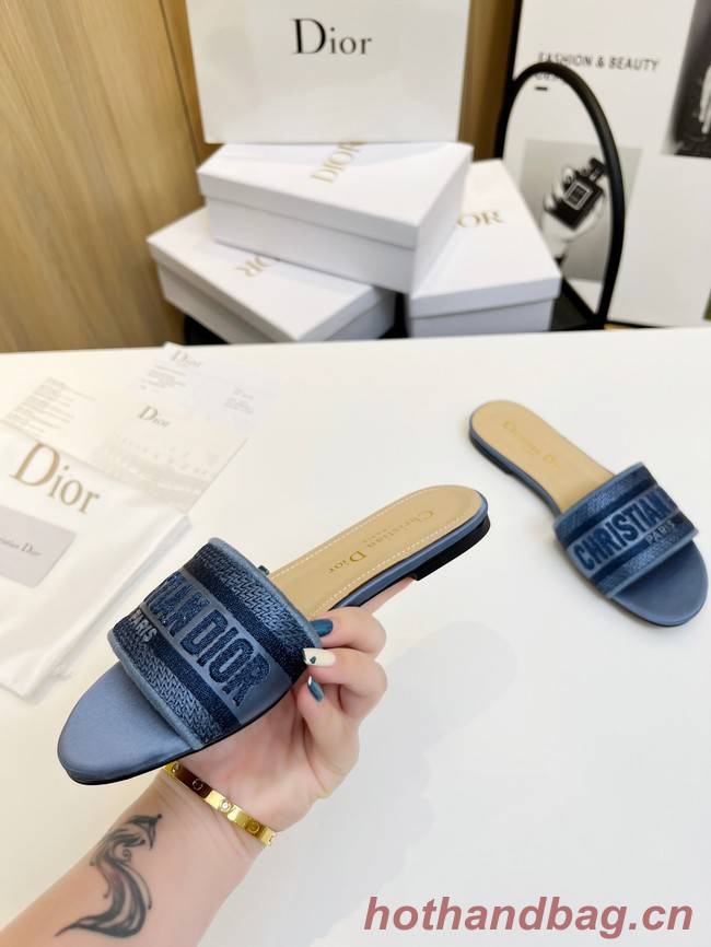 Dior DWAY SLIDE Embroidered Cotton 93319-6