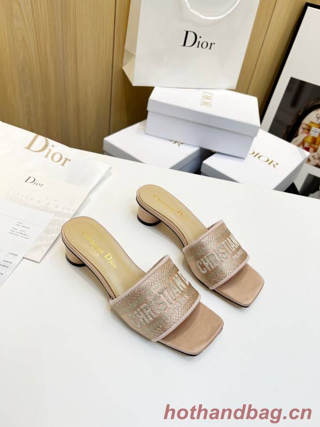 Dior DWAY SLIDE Embroidered Cotton 93320-5