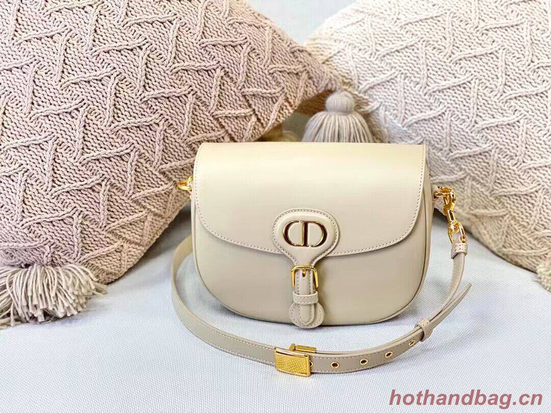 MEDIUM DIOR BOBBY BAG Box Calfskin M9319 Cream