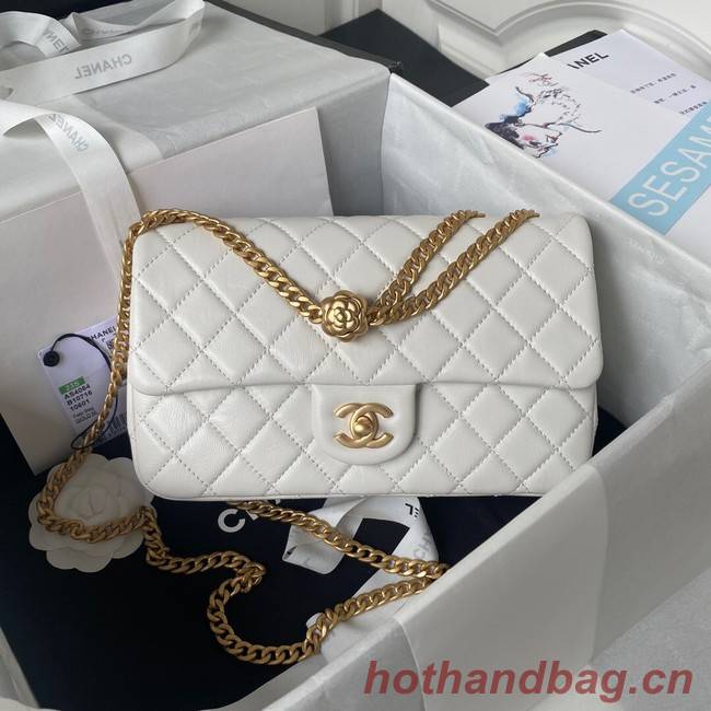 Chanel SMALL FLAP BAG AS4064 white