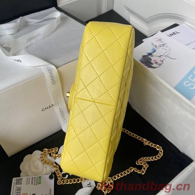 Chanel SMALL FLAP BAG AS4064 yellow