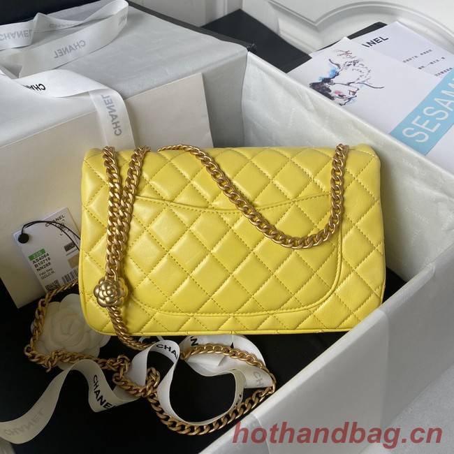 Chanel SMALL FLAP BAG AS4064 yellow