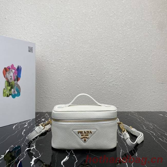 Prada Leather mini-bag 1BH202 white