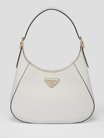 Prada Leather shoulder bag 1BC179 white