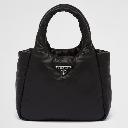 Prada Medium padded Soft nappa leather bag 1BG413 black 