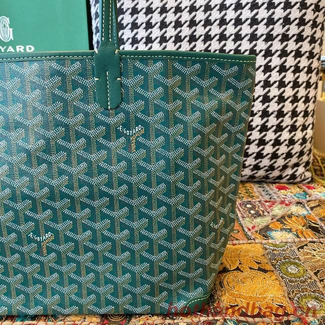 Goyard Calfskin Leather Tote Bag 20217 green