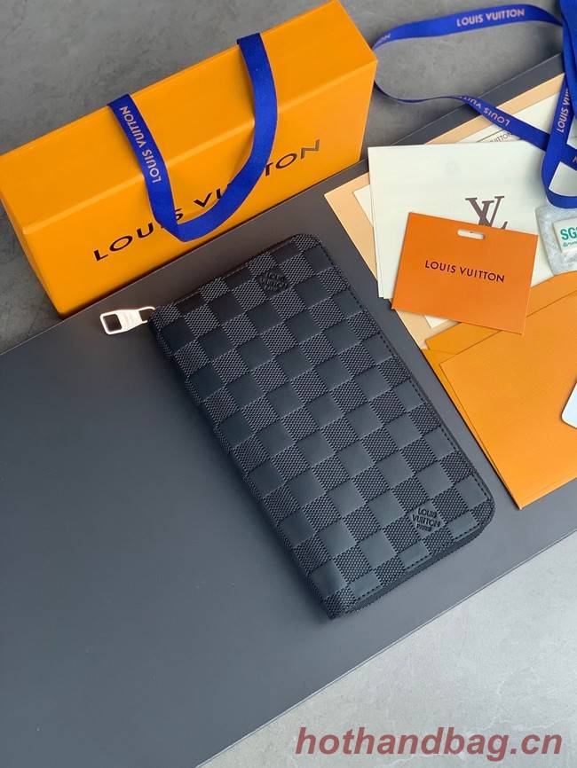 Louis Vuitton Calf leather ZIPPY WALLET N60003