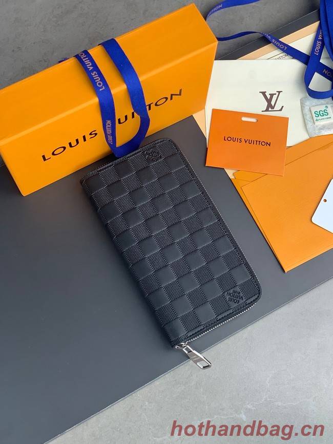 Louis Vuitton Calf leather ZIPPY WALLET N60015