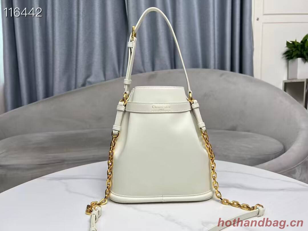 MEDIUM CEST DIOR BAG CD-Embossed Calfskin M2271UBHA Latte