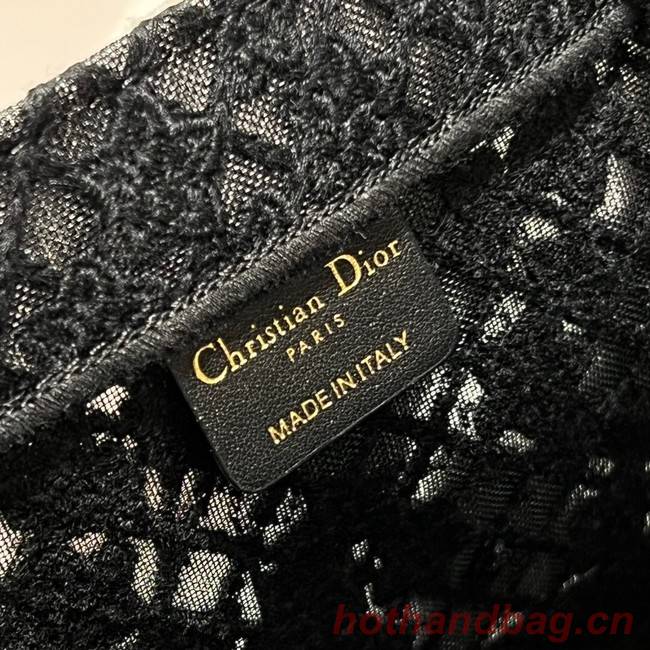 LARGE DIOR OR DIOR BOOK TOTE D-Lace Embroidery M1286ZTD-1