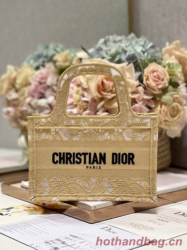 DIOR BOOK mini TOTE Embroidery C1783-3