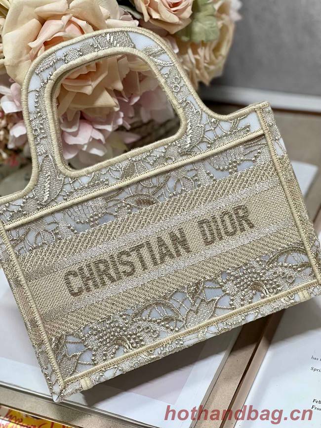 DIOR BOOK mini TOTE Embroidery C1783-4