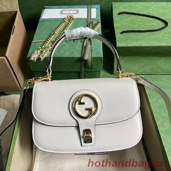 GUCCI BLONDIE TOP-HANDLE BAG 735101 white