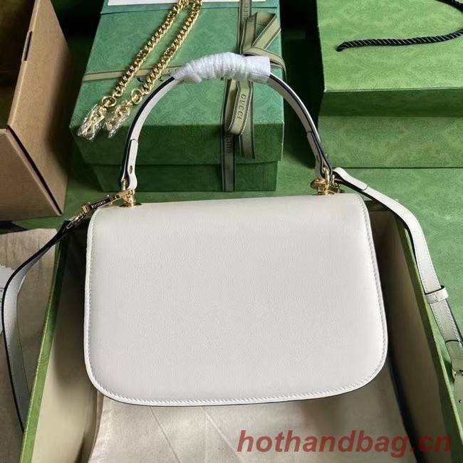 GUCCI BLONDIE TOP-HANDLE BAG 735101 white