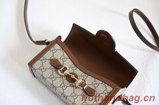 GUCCI HORSEBIT 1955 MINI BAG 699296 Brown