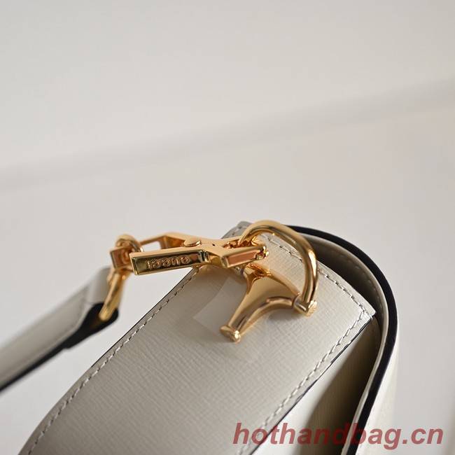 GUCCI HORSEBIT 1955 SMALL SHOULDER BAG 735178 White