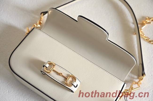 GUCCI HORSEBIT 1955 SMALL SHOULDER BAG 735178 White