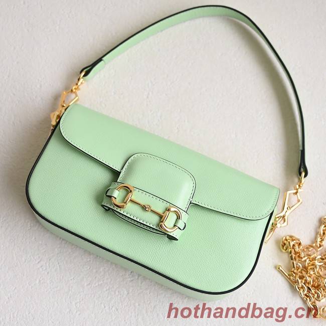 GUCCI HORSEBIT 1955 SMALL SHOULDER BAG 735178 light green