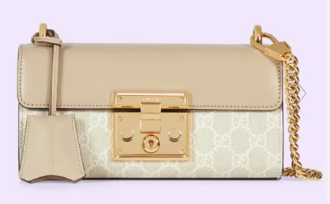 GUCCI PADLOCK MINI SHOULDER BAG 735103 Beige