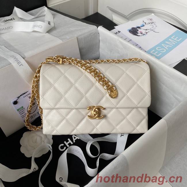 Chanel SMALL FLAP BAG AS3994 white