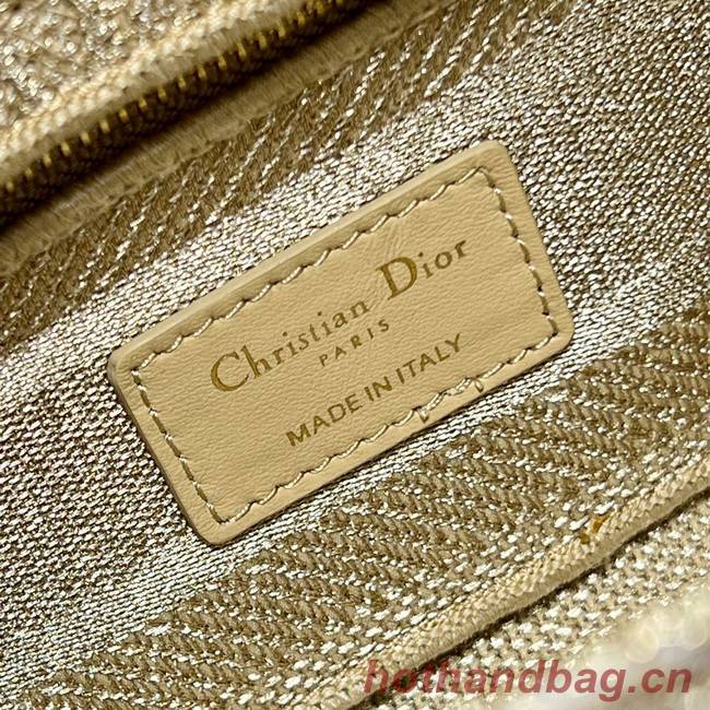 SMALL DIOR DIOR BOOK TOTE D-Lace Embroidery 9031-1