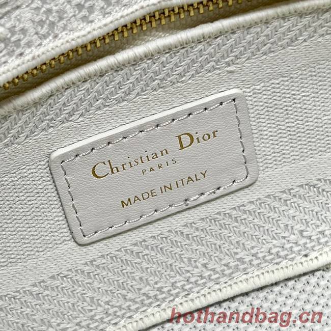 SMALL DIOR DIOR BOOK TOTE D-Lace Embroidery 9031-2